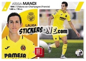 Cromo Aïssa Mandi (6) - LaLiga 2023-2024
 n. 587 - Panini