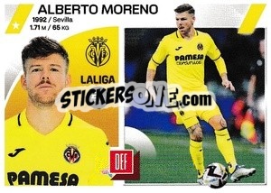 Cromo Alberto Moreno (9) - LaLiga 2023-2024
 - Panini