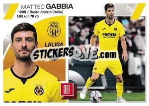 Sticker Matteo Gabbia (10BIS) - LaLiga 2023-2024
 n. 604 - Panini