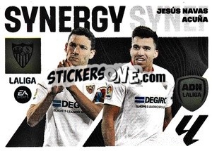 Sticker Jesús Navas / Acuña - LaLiga 2023-2024
 n. 613 - Panini