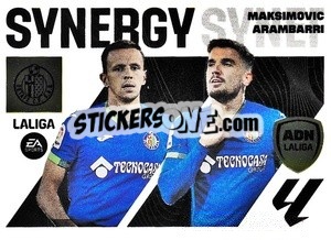 Sticker Maksimovic - Arambarri (8) - LaLiga 2023-2024
 n. 618 - Panini
