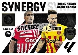 Sticker Oriol Romeu / Aleix García (9) - LaLiga 2023-2024
 n. 619 - Panini