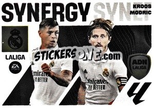 Sticker Kroos / Modric (11) - LaLiga 2023-2024
 n. 621 - Panini