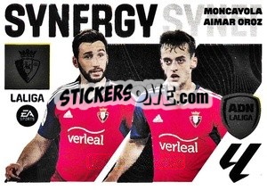 Sticker Moncayola - Aimar Oroz (13) - LaLiga 2023-2024
 n. 623 - Panini