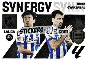 Sticker Kubo - Oyarzabal (16) - LaLiga 2023-2024
 n. 626 - Panini
