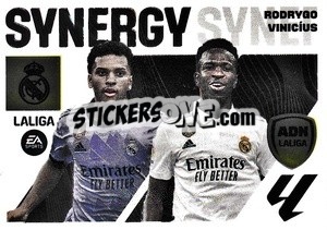 Sticker Rodrygo - Vinícius (20) - LaLiga 2023-2024
 n. 630 - Panini