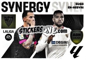 Sticker Suso / En-Nesyri (22) - LaLiga 2023-2024
 n. 632 - Panini
