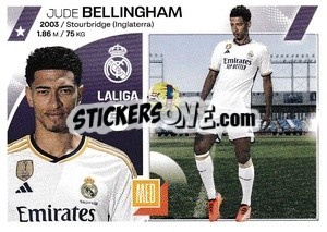 Figurina Jude Bellingham (2) - Real Madrid - LaLiga 2023-2024
 - Panini