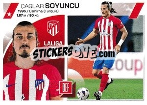 Sticker Çağlar Söyüncü (5) - Atlético de Madrid - LaLiga 2023-2024
 n. 663 - Panini