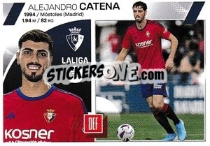 Sticker Alejandro Catena (6) - CA Osasuna - LaLiga 2023-2024
 n. 664 - Panini
