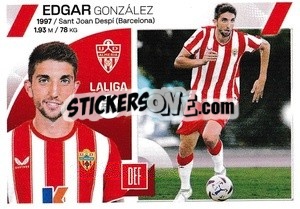 Sticker Edgar González (7) - UD Alméria - LaLiga 2023-2024
 - Panini