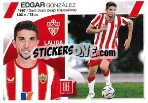 Sticker Edgar González (7) - UD Alméria - LaLiga 2023-2024
 n. 665 - Panini