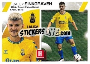 Figurina Daley Sinkgraven (12) - UD Las Palmas - LaLiga 2023-2024
 - Panini