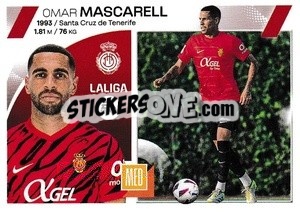 Sticker Omar Mascarell (13) - CA Osasuna - LaLiga 2023-2024
 - Panini