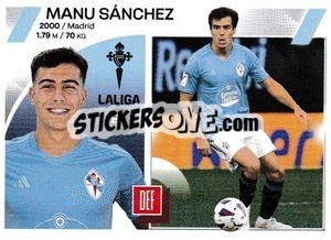 Sticker Manu Sánchez (14) - RC Celta Vigo - LaLiga 2023-2024
 n. 672 - Panini