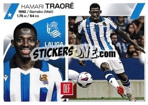 Sticker Hamari Traoré (17) - Real Sociedad - LaLiga 2023-2024
 n. 675 - Panini