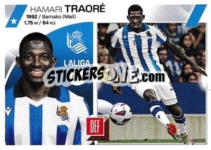 Figurina Hamari Traoré (17) - Real Sociedad - LaLiga 2023-2024
 - Panini