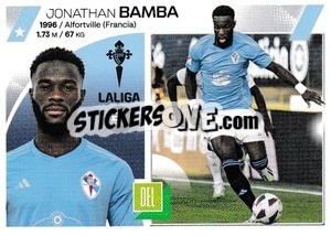 Sticker Jonathan Bamba (22) - RC Celta Vigo - LaLiga 2023-2024
 - Panini