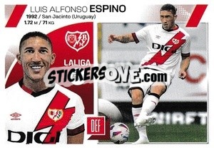 Figurina Alfonso Espino (25) - Rayo Vallecano - LaLiga 2023-2024
 - Panini