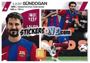 Sticker İlkay Gündoğan (26) - FC Barcelona - LaLiga 2023-2024
 n. 684 - Panini