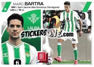 Cromo Marc Bartra (27) - Real Betis