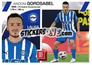 Sticker Andoni Gorosabel (28) - Deportivo Alavés - LaLiga 2023-2024
 - Panini