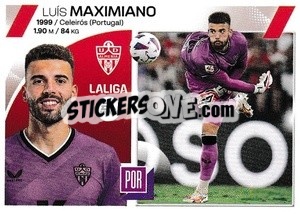 Sticker Luís Maximiano (29) - UD Alméria - LaLiga 2023-2024
 n. 687 - Panini