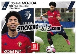 Sticker Johan Mojica (30) - CA Osasuna - LaLiga 2023-2024
 - Panini