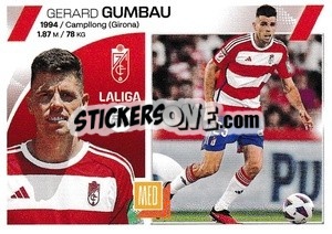 Sticker Gerard Gumbau (33) - Granada CF - LaLiga 2023-2024
 - Panini