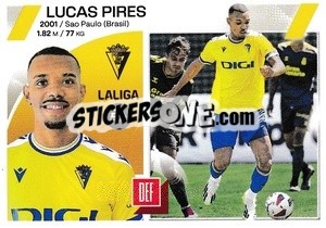 Sticker Lucas Pires (34) - Cadiz CF - LaLiga 2023-2024
 - Panini