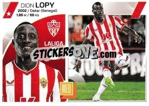 Sticker Dion Lopy (35) - UD Alméria - LaLiga 2023-2024
 - Panini