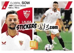 Sticker Djibril Sow (36) - Sevilla FC - LaLiga 2023-2024
 n. 694 - Panini