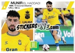 Sticker Munir El Haddadi (37) - UD Las Palmas - LaLiga 2023-2024
 n. 695 - Panini