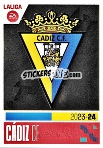 Sticker Escudo Cádiz CF (1) - LaLiga 2023-2024
 - Panini