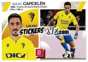 Sticker Isaac Carcelén (5A) - LaLiga 2023-2024
 n. 195 - Panini