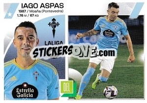 Sticker Iago Aspas (17) - LaLiga 2023-2024
 n. 237 - Panini