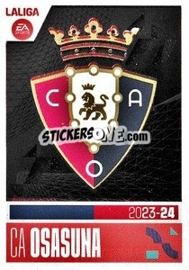 Cromo Escudo CA Osasuna (1) - LaLiga 2023-2024
 - Panini