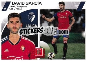 Sticker David García (7) - LaLiga 2023-2024
 n. 437 - Panini