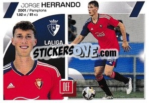 Sticker Jorge Herrando (8) - LaLiga 2023-2024
 n. 438 - Panini