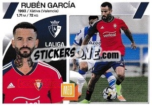 Sticker Rubén García (14) - LaLiga 2023-2024
 n. 445 - Panini