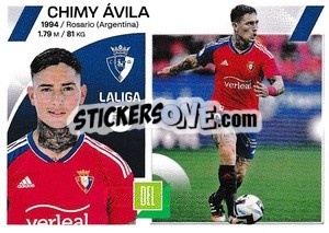 Sticker Chimy Ávila (17) - LaLiga 2023-2024
 n. 448 - Panini