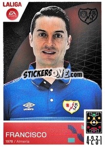 Figurina Entrenador Rayo Vallecano - Francisco (2) - LaLiga 2023-2024
 - Panini