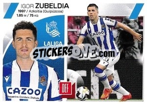 Sticker Igor Zubeldia (8) - LaLiga 2023-2024
 n. 498 - Panini