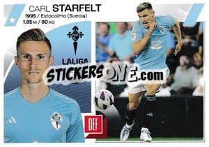 Sticker Carl Starfelt (42) - RC Celta - LaLiga 2023-2024
 - Panini