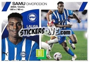 Sticker Samu Omorodion (48) - Deportivo Alavés - LaLiga 2023-2024
 - Panini