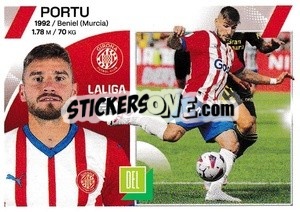 Figurina Portu (50) - Girona FC - LaLiga 2023-2024
 - Panini