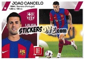 Sticker João Cancelo (55) - FC Barcelona - LaLiga 2023-2024
 - Panini