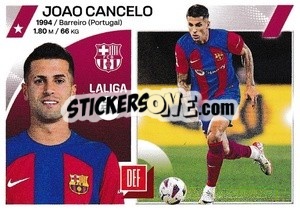 Sticker João Cancelo (55) - FC Barcelona - LaLiga 2023-2024
 n. 713 - Panini