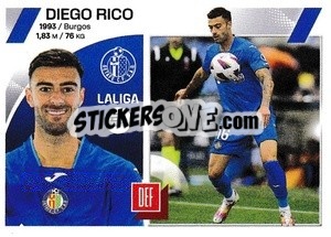 Sticker Diego Rico (57) - Getafe CF - LaLiga 2023-2024
 n. 715 - Panini