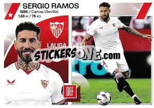 Sticker Sergio Ramos (60) - Sevilla CF - LaLiga 2023-2024
 - Panini